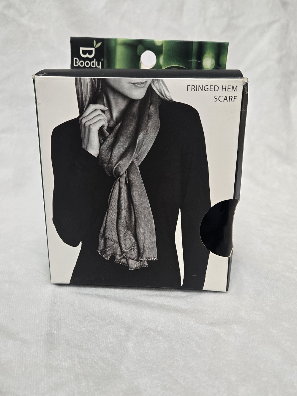 BOODY Fringed Hem Scarf